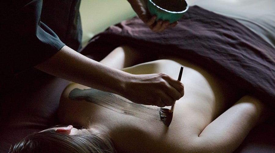 Mud Treatment At The Allison Spa