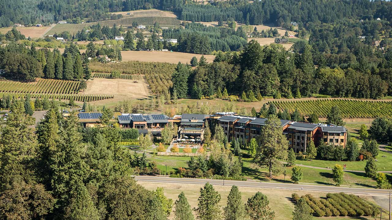 Aerial View Of The Allison Inn & Spa