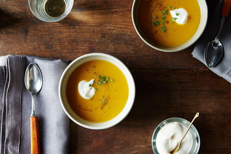 Roasted Delicata Squash Soup