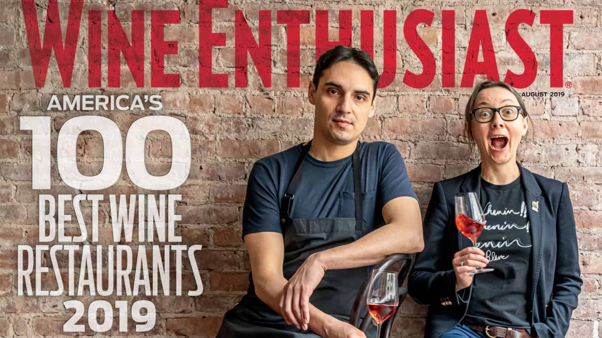 Wine Enthusiast Magazine - America's 100 Best Wine Restaurants 2019