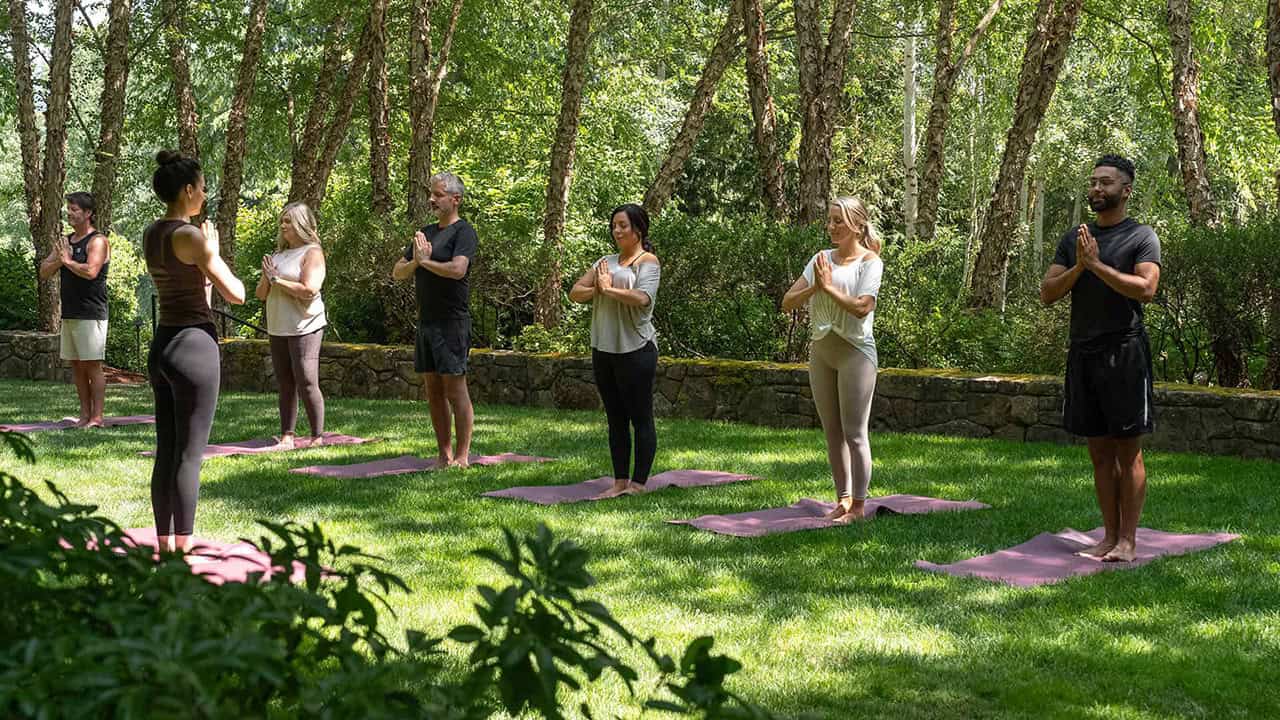 Yoga in the Garden at The Allison Yoga in the Garden at The Allison
